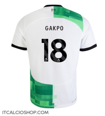 Liverpool Cody Gakpo #18 Seconda Maglia 2023-24 Manica Corta